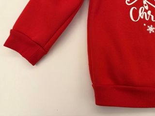 Felpa rossa Natale Merry Christmas