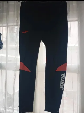 Pantalón Joma Negro Rojo Talla L