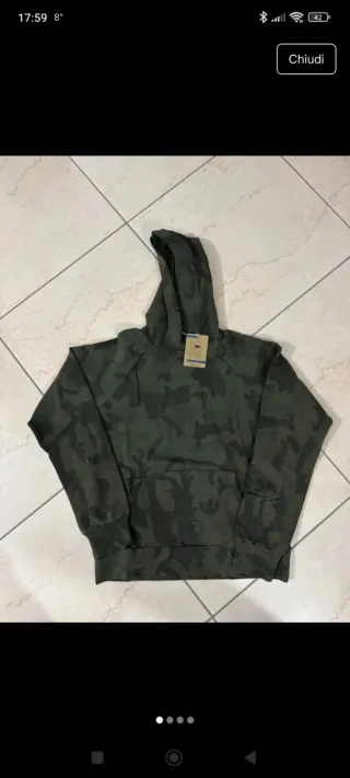 Felpa mimetica uomo taglia L nuova