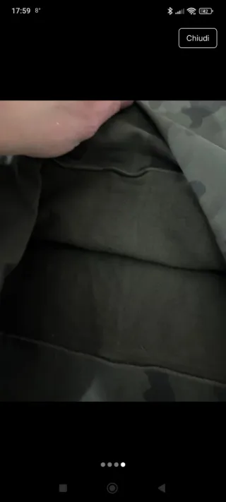 Felpa mimetica uomo taglia L nuova