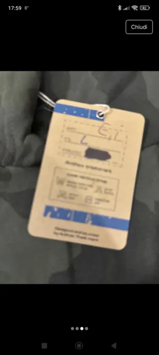 Felpa mimetica uomo taglia L nuova