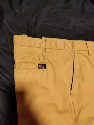 Pantalón MACSON Regular Fit Amarillo