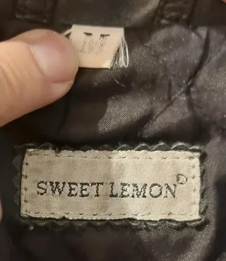 Chaqueta Cuero vintage Suite Lemon Talla M