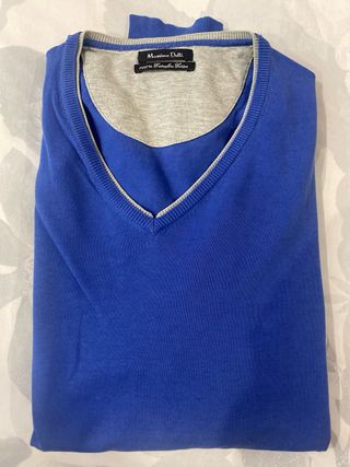 Jersey Massimo Dutti Azul Marino