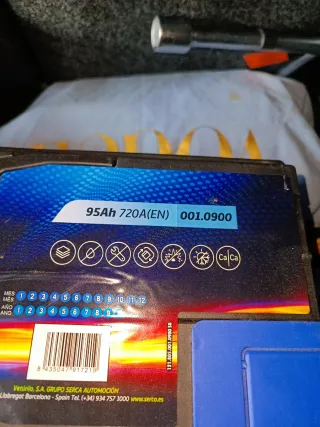 BATERIA SERCA 95Ah 720A NUEVA