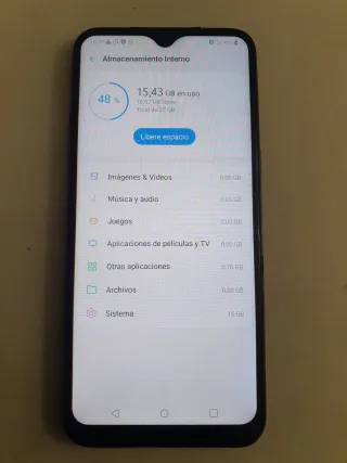Móvil LG K41S Negro Multicolor