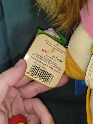 2 antiguos peluches mosqueteros mosqueperros