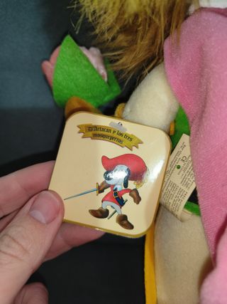 2 antiguos peluches mosqueteros mosqueperros