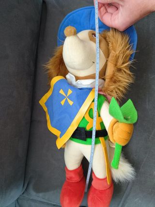 2 antiguos peluches mosqueteros mosqueperros