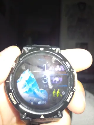 Amazfit T-Rex 2 Smartwatch negro y dorado