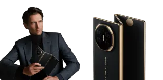 Huawei Mate XT Trifold Negro/Dorado