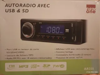 Autorradio New One USB SD MP3