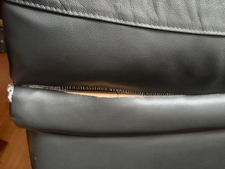 Sillón Relax Cuero Negro