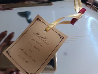 Vassoio da portata elegante in metallo