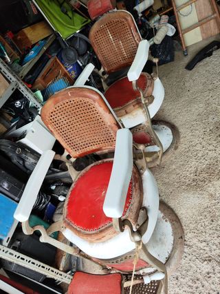 2 Sillas Barbería Antiguas. Venta en Persona.