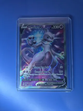 Carta Pokémon Mewtwo V