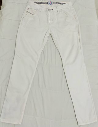 Pantalones Diesel 1789 Blancos