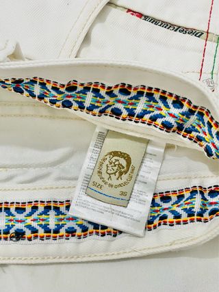 Pantalones Diesel 1789 Blancos