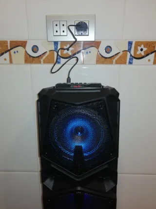 Altavoz 2 vías con micrófono