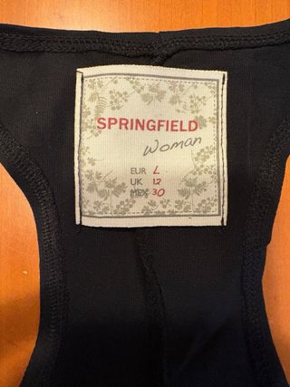 Top lentejuelas Springfield fiesta Talla L