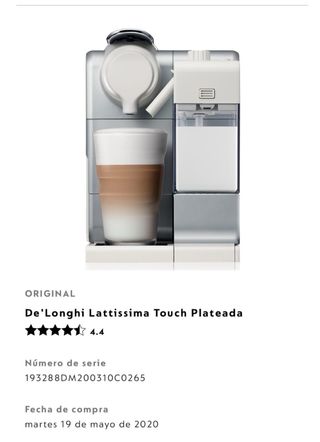 Cafetera D'Longhi Lattissima Touch