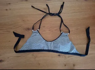 Bikini Verdissima righe bianche e blu