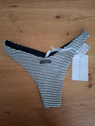 Bikini Verdissima righe bianche e blu