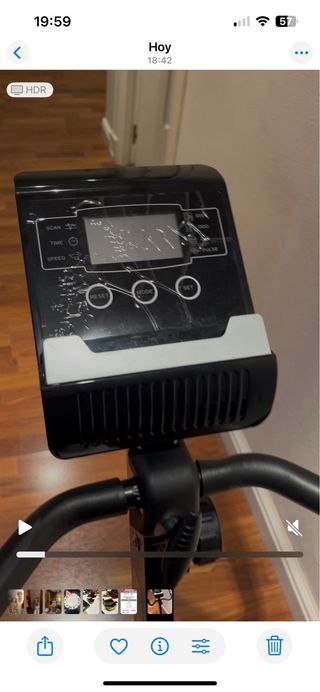 Bicicleta estática BH Fitness ZT100