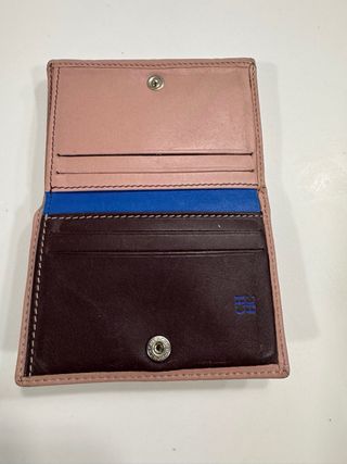 Monedero y tarjetero Carolina Herrera -rosa polvo-