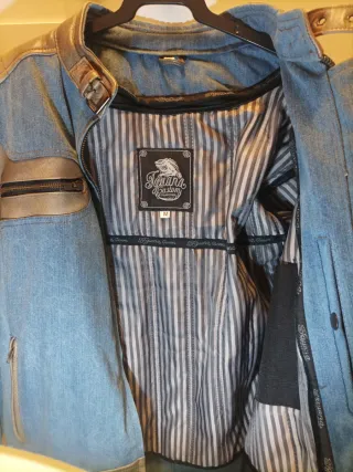 Chaqueta Moto Iguana Custom Denim