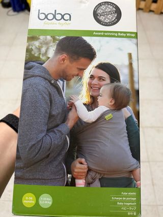 Boba Wrap Portabebés Elástico Gris