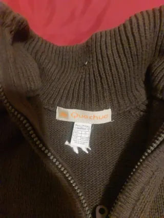 Jersey Quechua Marrón Cremallera Talla L