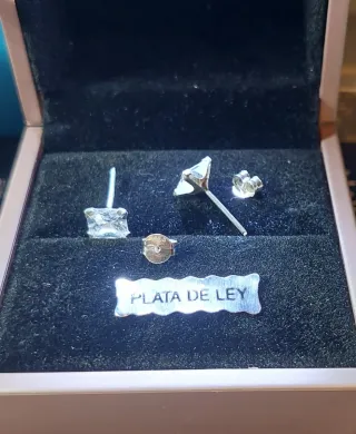 Pendientes de Plata de Ley