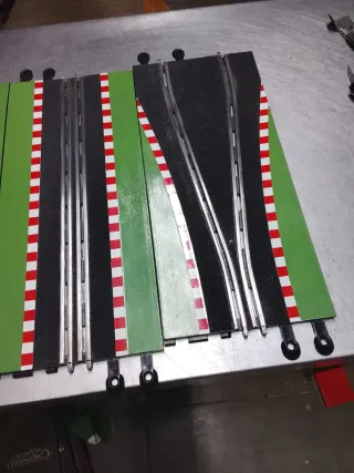 Scalextric Chicane Pista Negra Antigua