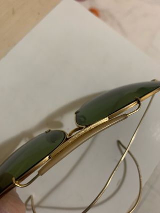 Ray-Ban Occhiali da Sole Aviator Oro Lenti Verdi