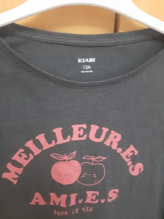 Camiseta manga larga niña Kiabi