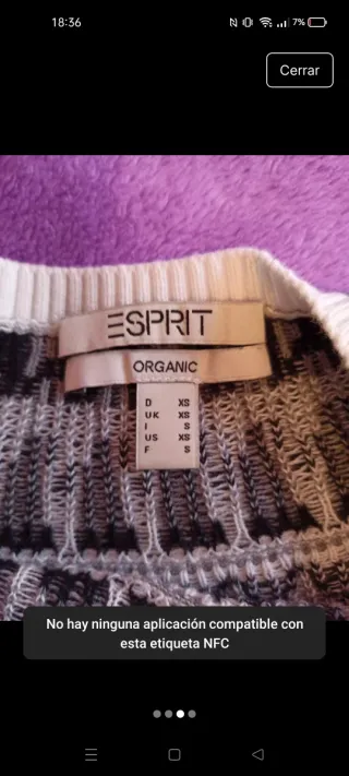 Jersey con estampado geométrico