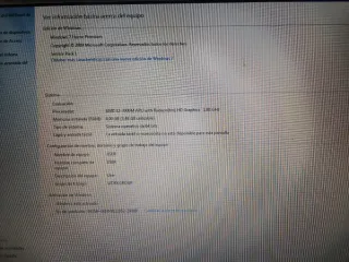 Portátil HP con Windows 7
