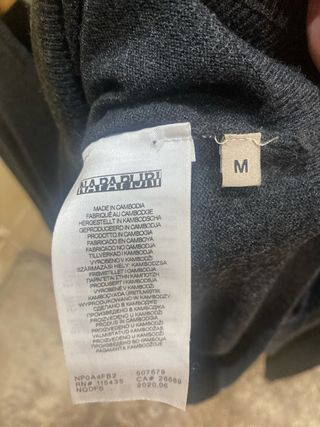 Jersey Napapijri Gris V-Neck