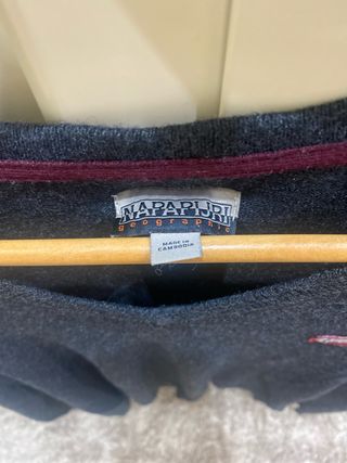 Jersey Napapijri Gris V-Neck