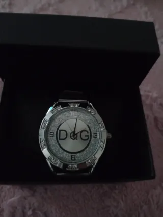 Reloj D&G Plata y Negro