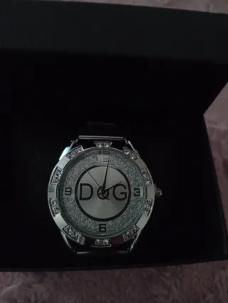 Reloj D&G Plata y Negro