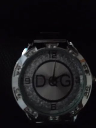 Reloj D&G Plata y Negro