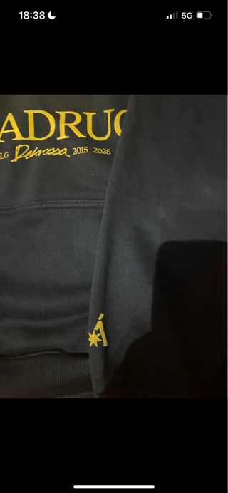 Sudadera Delaossa La Madrugá Negra