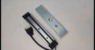 Cerradura Electromagnética y cerradero eléctrico.