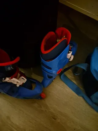 Patines en línea rojos y negros Talla 28-32