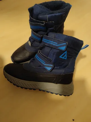 Botas Nieve Niño Talla 35 Azul/Negro