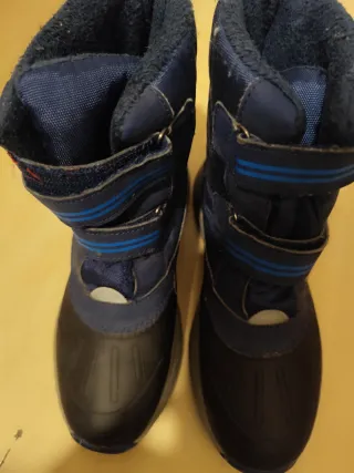 Botas Nieve Niño Talla 35 Azul/Negro