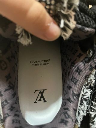 Scarpe Louis Vuitton nere e grigie