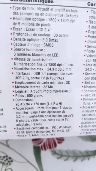 Escáner Diapositivas Braun NovoScan LCD